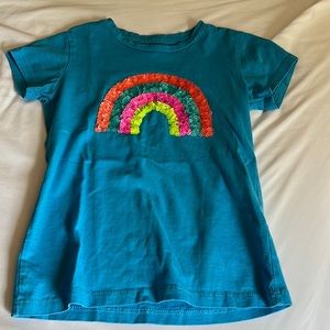 Rainbow sequined shirt